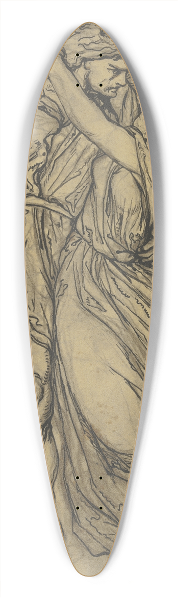 Victor Mller - Charles and Amalie 39.3 inch art pintail longboard deck