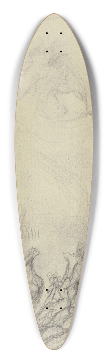 Victor Mller - Der Streit zwischen Oberon und Titania, mit Gefolge 39.3 inch art pintail longboard deck