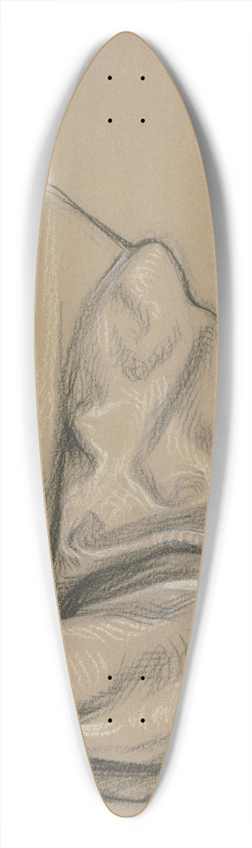 Victor Mller - Linker rmel mit Andeutung der Schulter. 39.3 inch art pintail longboard deck