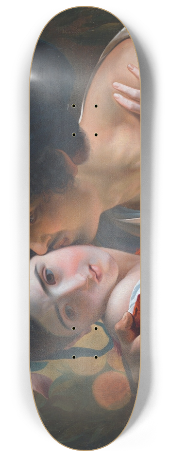 After Feodor Antonovich Moller - The Kiss 8.25 inch art skate deck