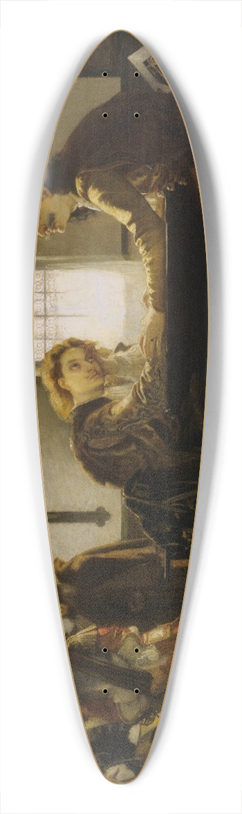 Viktor Madarsz - Pter Zrnyi and Kristf Frangepn in Prison at Wiener Neustadt 39.3 inch art pintail longboard deck