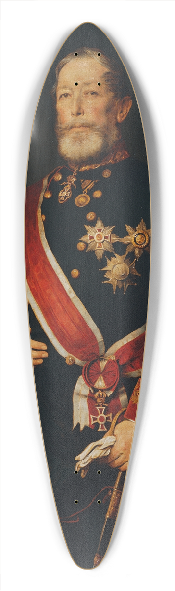 Viktor Stauffer - Julius Graf von Falkenhayn 39.3 inch art pintail longboard deck