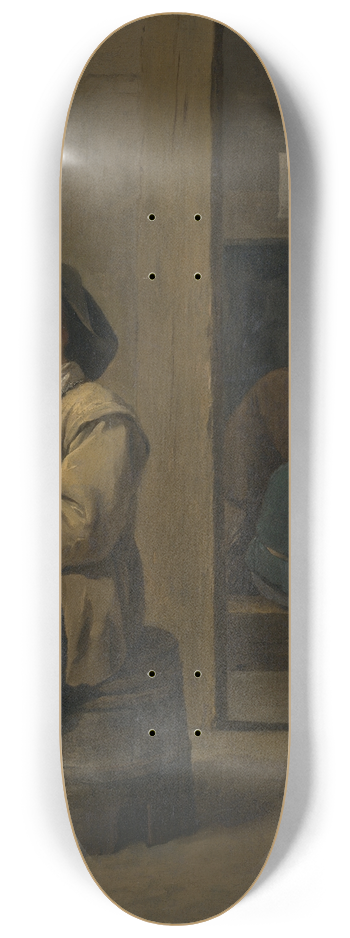 David Teniers The Younger - Bagpiper in anInn 8.25 inch art skate deck