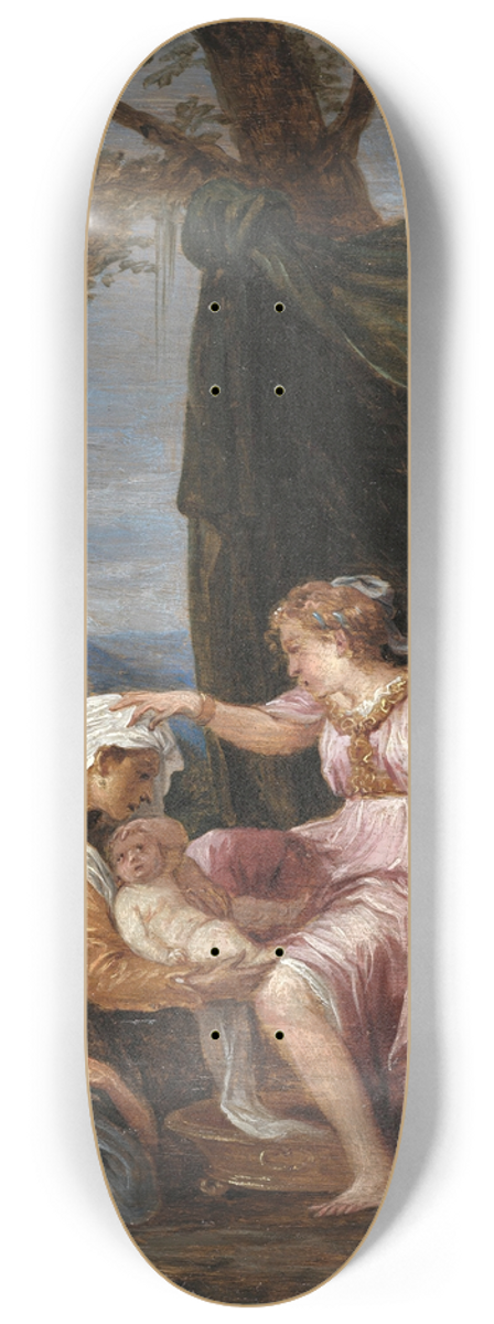 David Teniers The Younger - Birth of Jupiter 8.25 inch art skate deck
