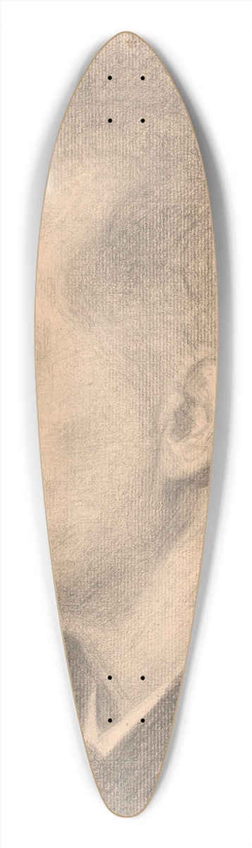 Vilhelm Hammershi - Portrt af Alfred Bramsen, profil mv 39.3 inch art pintail longboard deck