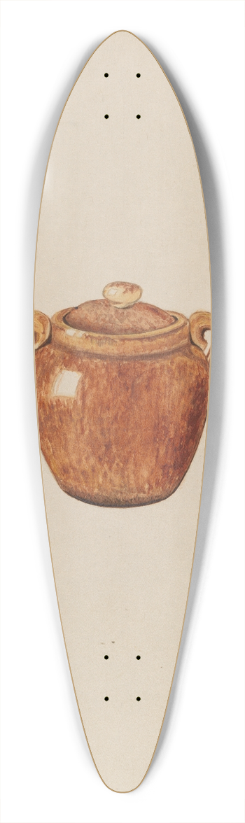 Vincent Murphy - Bean Pot 39.3 inch art pintail longboard deck
