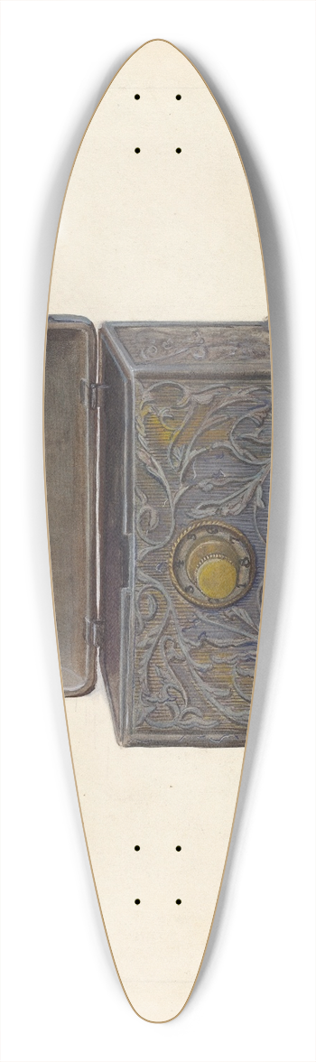 Vincent P. Rosel - Iron Bank 39.3 inch art pintail longboard deck