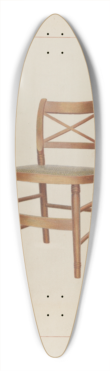 Vincent P. Rosel - Rush Bottom Chair 39.3 inch art pintail longboard deck