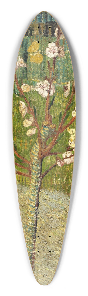 Vincent van Gogh - Almond tree in blossom 39.3 inch art pintail longboard deck