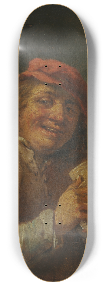 David Teniers The Younger - Old Man and Woman 8.25 inch art skate deck