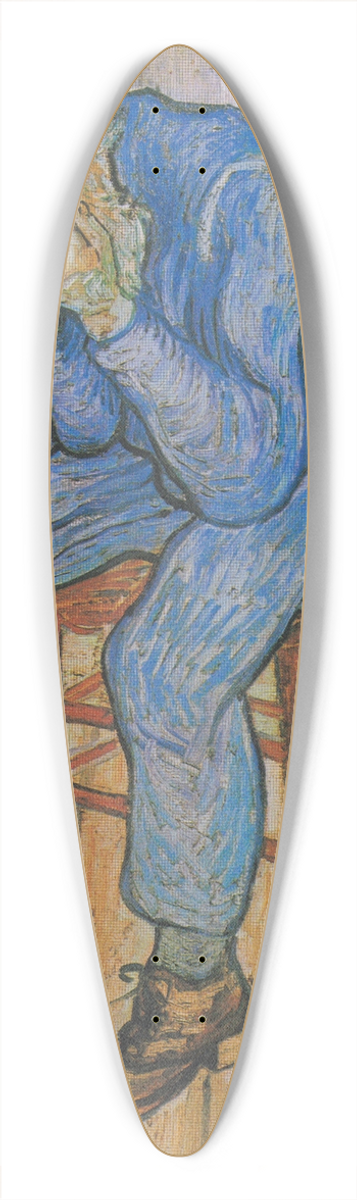 Vincent van Gogh - At Eternitys Gate 39.3 inch art pintail longboard deck