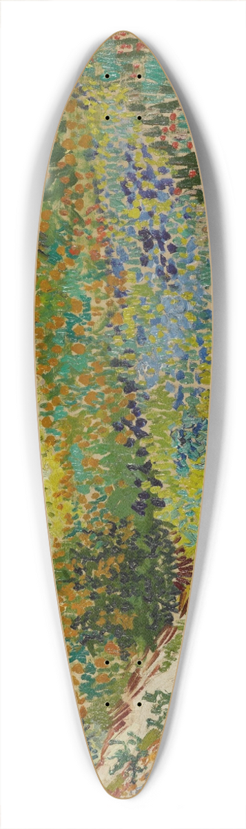 Vincent van Gogh - Garden at Arles 39.3 inch art pintail longboard deck