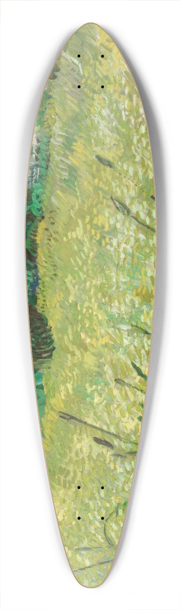 Vincent van Gogh - Green Field 39.3 inch art pintail longboard deck