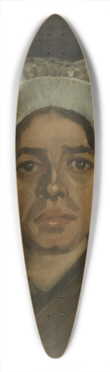 Vincent van Gogh - Head Of A Woman 3 39.3 inch art pintail longboard deck