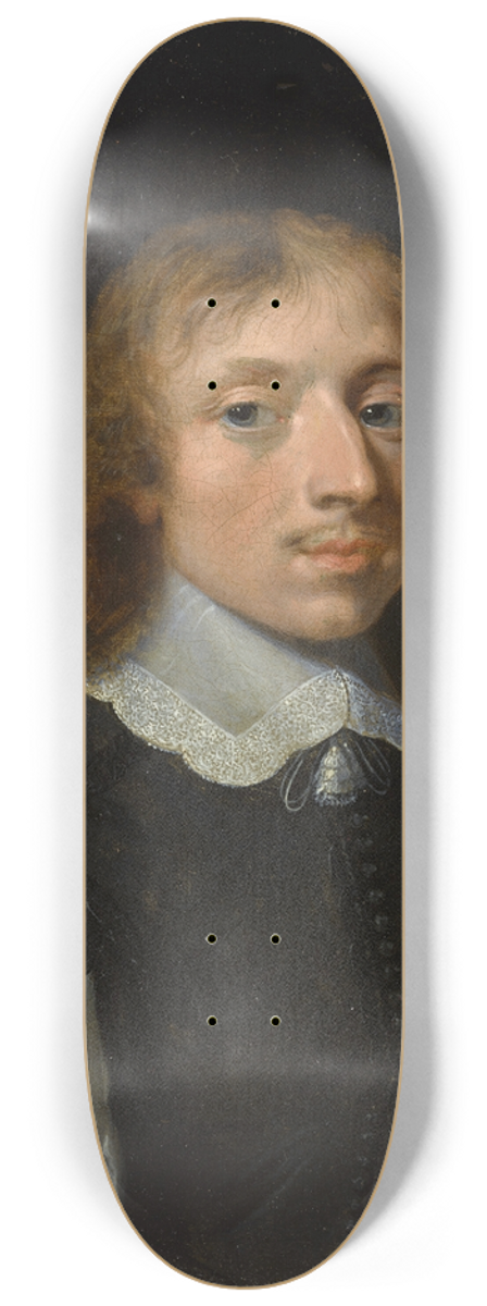 David Teniers The Younger - Portrait of a young gentleman 8.25 inch art skate deck