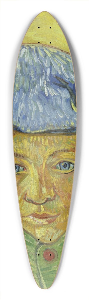 Vincent van Gogh - Portrait of Camille Roulin 39.3 inch art pintail longboard deck