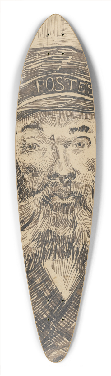 Vincent van Gogh - Portrait of Joseph Roulin 39.3 inch art pintail longboard deck