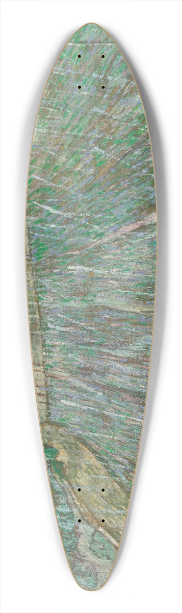 Vincent van Gogh - Rain 39.3 inch art pintail longboard deck