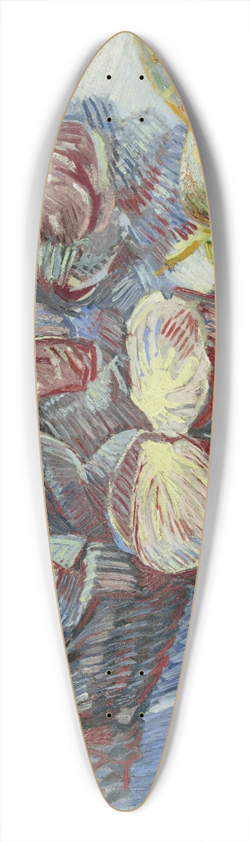 Vincent van Gogh - Red cabbages and onions 39.3 inch art pintail longboard deck