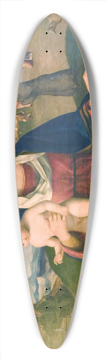 Vincenzo Catena - The Virgin and Child with a Male and a Female Donor 39.3 inch art pintail longboard deck