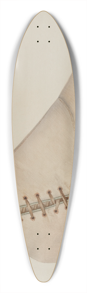 Virginia Berge - Shoe 39.3 inch art pintail longboard deck