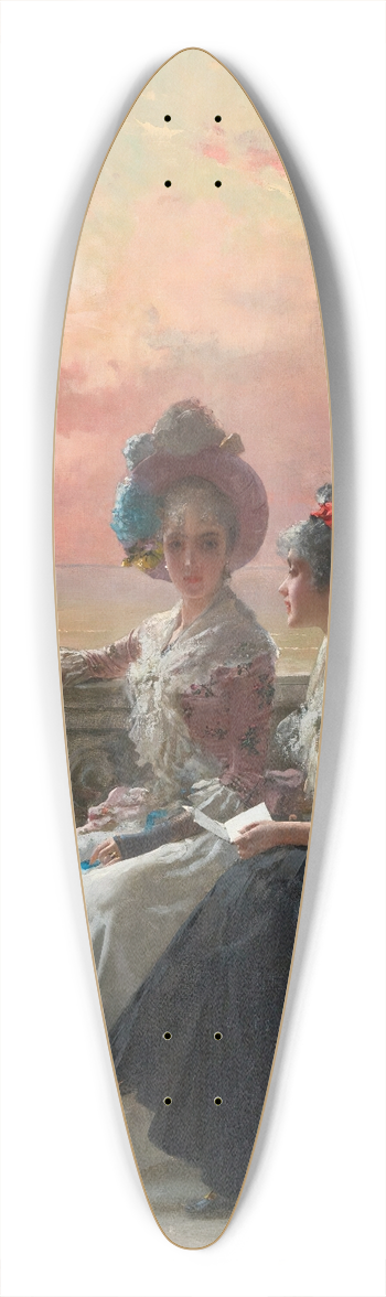 Vittorio Matteo Corcos - Un Secret Partag 39.3 inch art pintail longboard deck