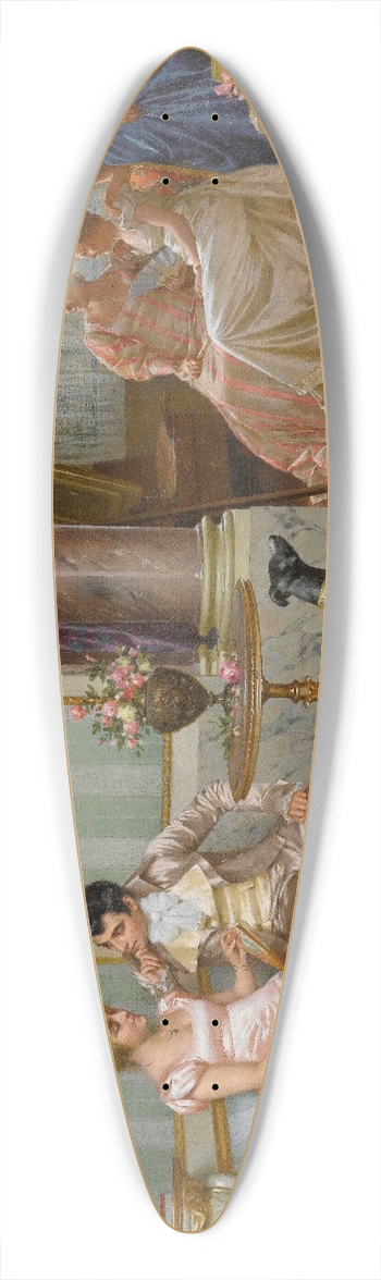 Vittorio Reggianini - Admiration 39.3 inch art pintail longboard deck