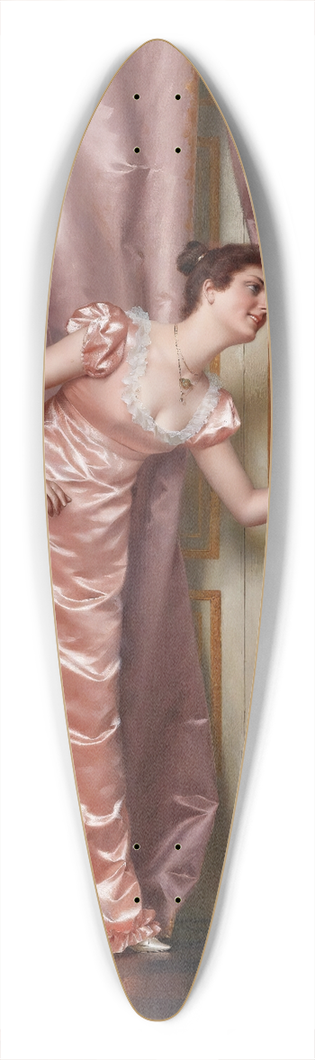 Vittorio Reggianini - Eavesdropping 39.3 inch art pintail longboard deck