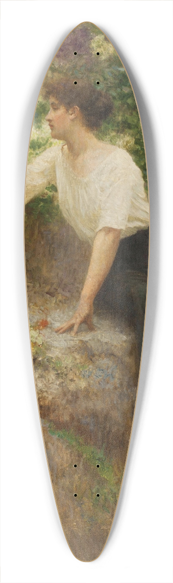 Vlaho Bukovac - In May 39.3 inch art pintail longboard deck