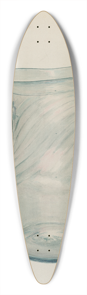 V.L. Vance - Glass Pitcher 39.3 inch art pintail longboard deck