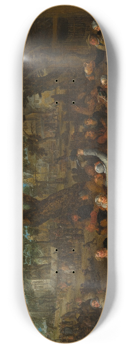 David Vinckboons - Country Fair 8.25 inch art skate deck