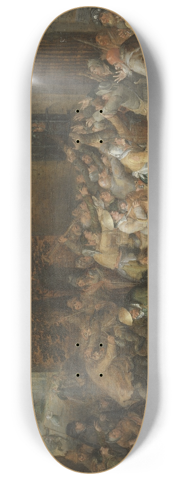 David Vinckboons - Distributing Alms 8.25 inch art skate deck