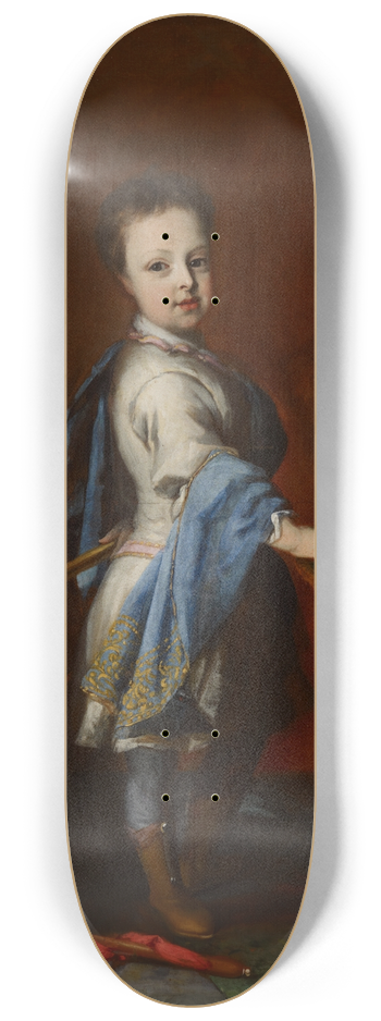 David von Krafft - Duke Of Holstein-Gottorp, Karl Fredrik As A Child 8.25 inch art skate deck