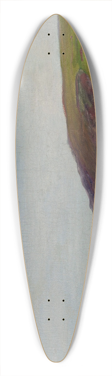 Wadysaw lewiski - Sea in springtime 39.3 inch art pintail longboard deck