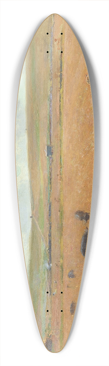Walter Frederick Osborne - Joe the swineherd 39.3 inch art pintail longboard deck