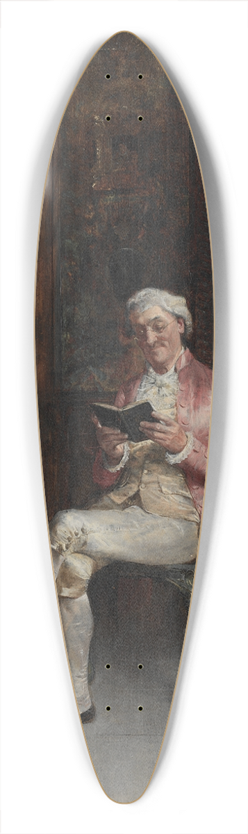 Walter Gay - A Philosopher 39.3 inch art pintail longboard deck