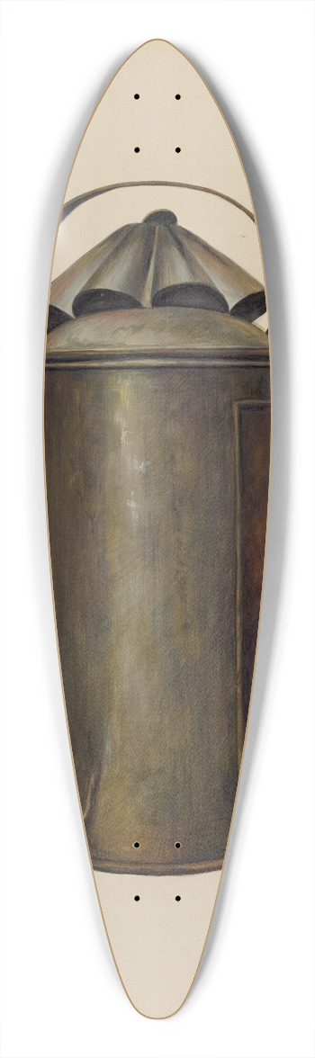 Walter Hochstrasser - Lantern 39.3 inch art pintail longboard deck