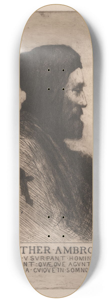 David Young Cameron - Father Ambrose 8.25 inch art skate deck