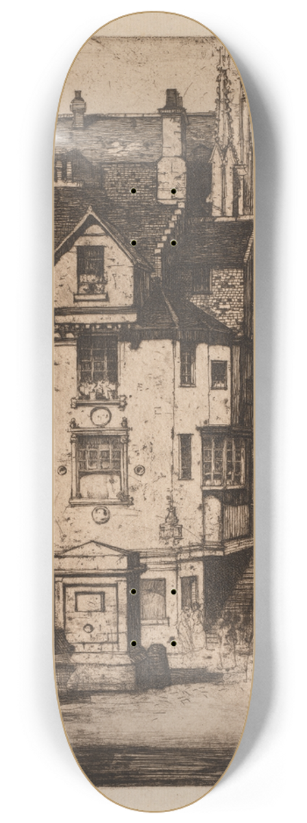 David Young Cameron - John Knoxs House 8.25 inch art skate deck
