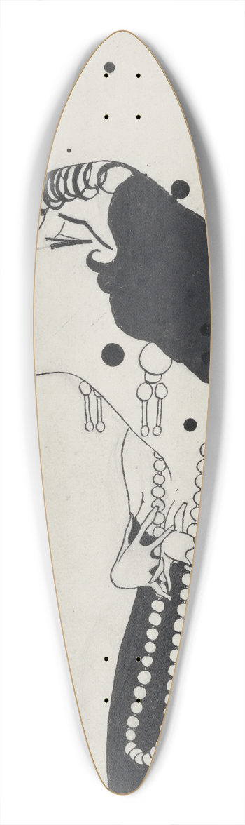 Walter K. Kinstler - Gloria May Josephine Swanson 39.3 inch art pintail longboard deck