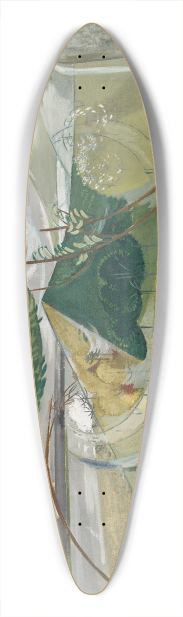 Walter Kurt Wiemken - Cycle 39.3 inch art pintail longboard deck