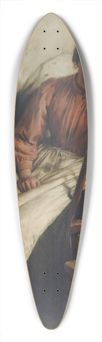 Walter Langley - A reverie 39.3 inch art pintail longboard deck