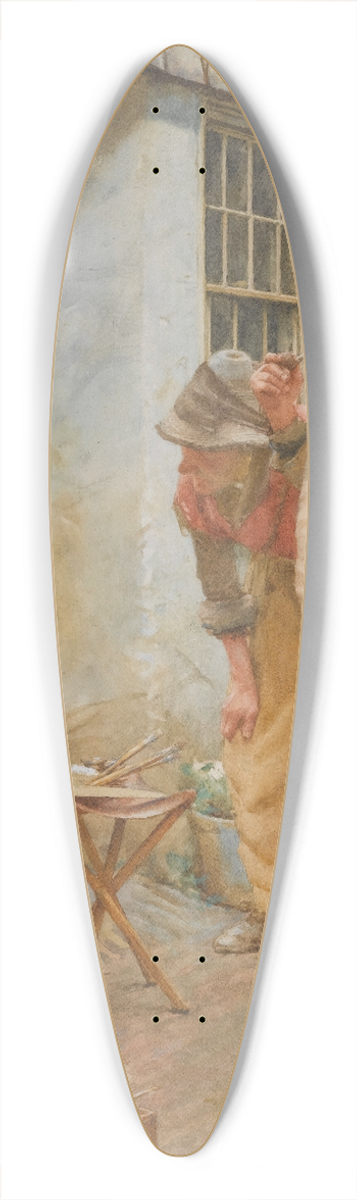 Walter Langley - Local Critics 39.3 inch art pintail longboard deck