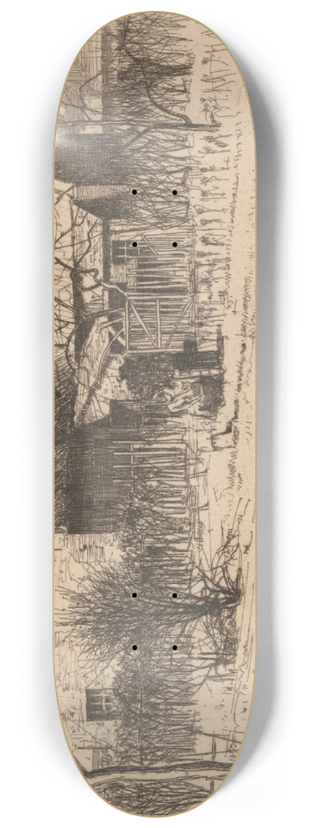 David Young Cameron - Old Balshagray 8.25 inch art skate deck