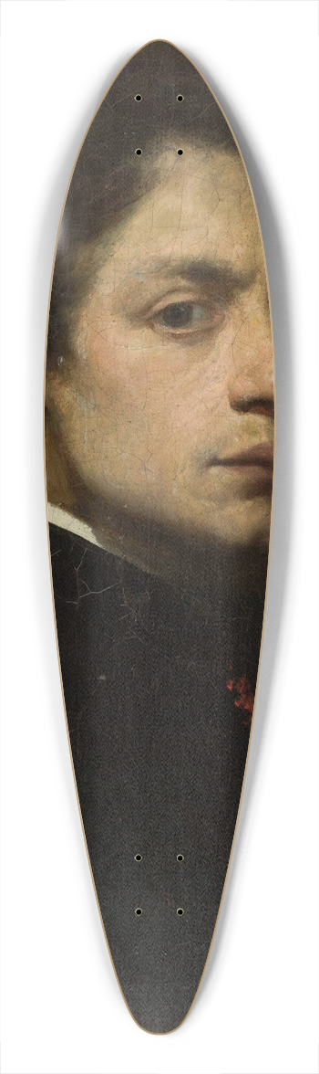 Wandalin Strzaecki - Self-portrait 39.3 inch art pintail longboard deck
