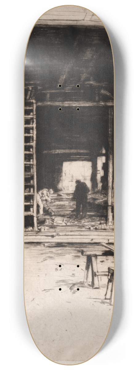 David Young Cameron - Robert Lees Workshop 8.25 inch art skate deck