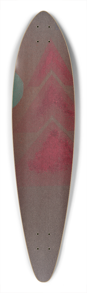 Wassily Kandinsky - Fast versunken 39.3 inch art pintail longboard deck