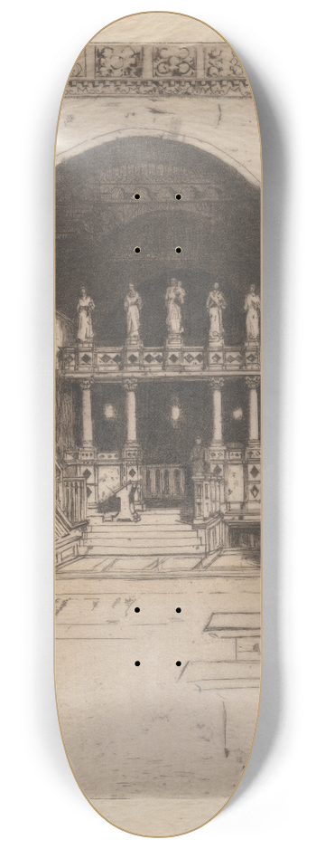 David Young Cameron - St. Marks, No. 3 8.25 inch art skate deck