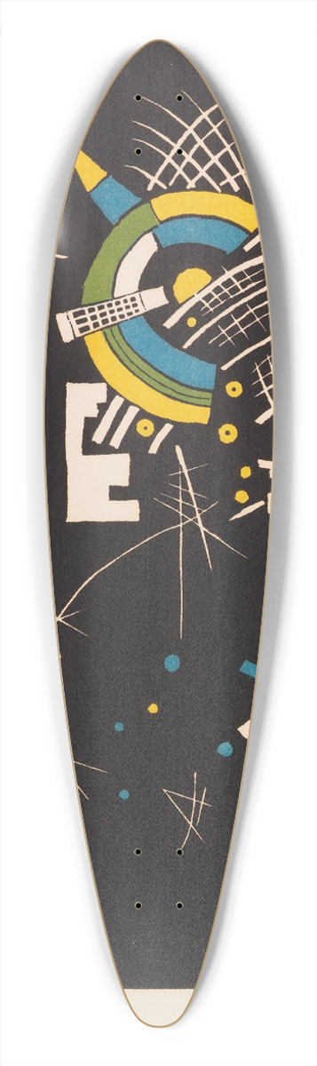 Wassily Kandinsky - Kleine Welten VII 39.3 inch art pintail longboard deck