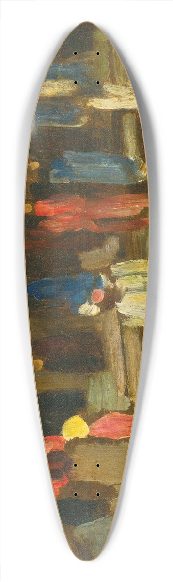 Wassily Kandinsky - Park Von St. Cloud -Eingang (Park Of St. Cloud -Entrance) 39.3 inch art pintail longboard deck